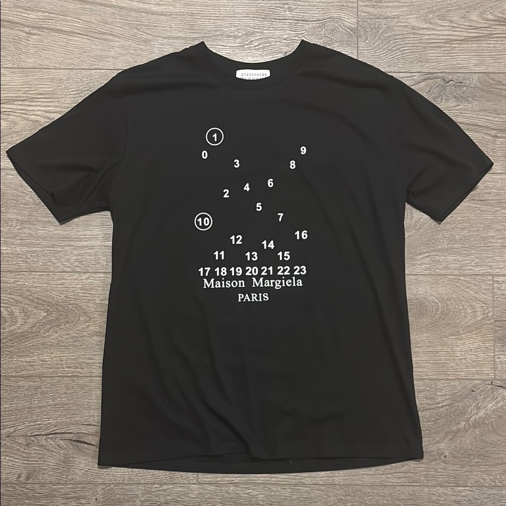 Maison Martin Margiela Black Short Sleeve Tee